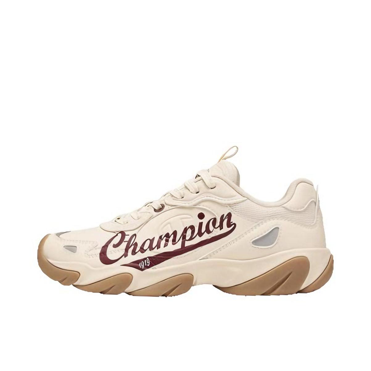 推荐商品：Champion/冠军 老爹鞋 舒适百搭透气 U6AFCCM06 女款/卡其色