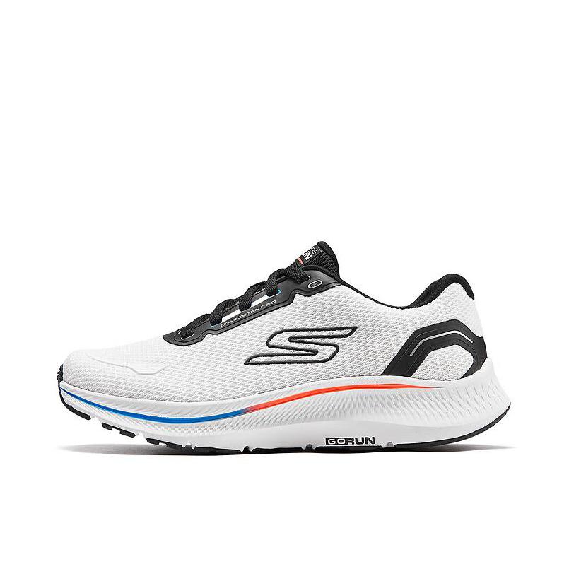 推荐商品：Skechers/斯凯奇 Go Run Consistent 2.0 缓震回弹 防滑耐磨 网布透气 舒适百搭 时尚 健身 训练 低帮 跑鞋 白色/黑色