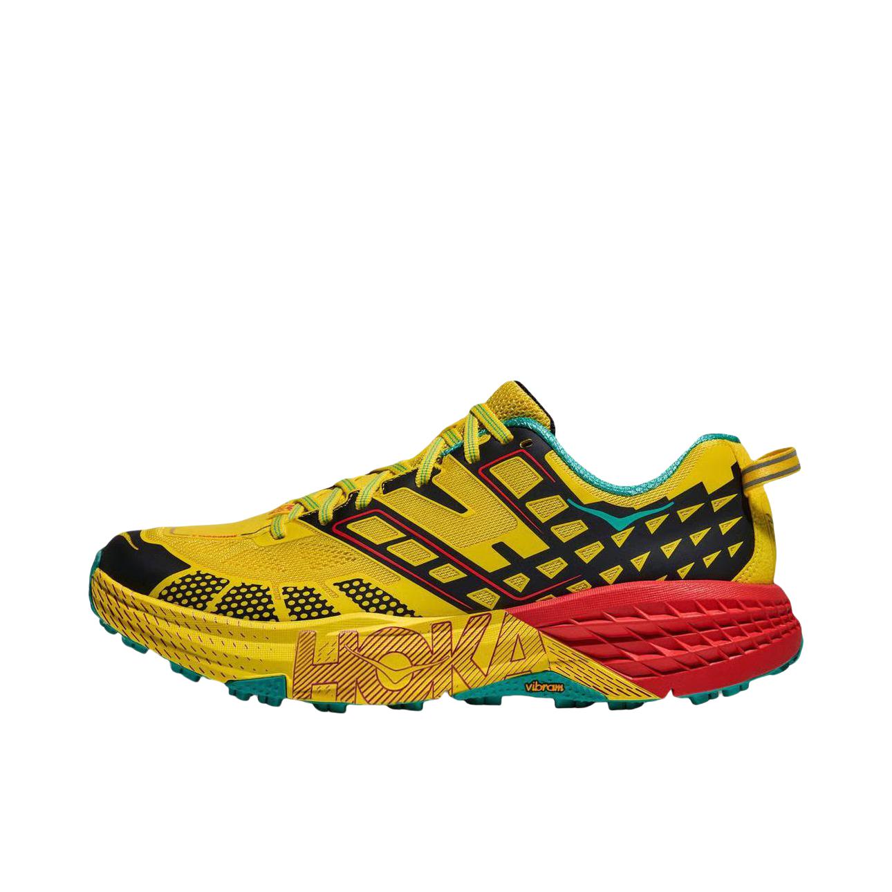推荐商品：HOKA ONE ONE Speedgoat 2 飞速羚羊 防滑耐磨 透气 减震 运动 跑鞋 黄色/黑色