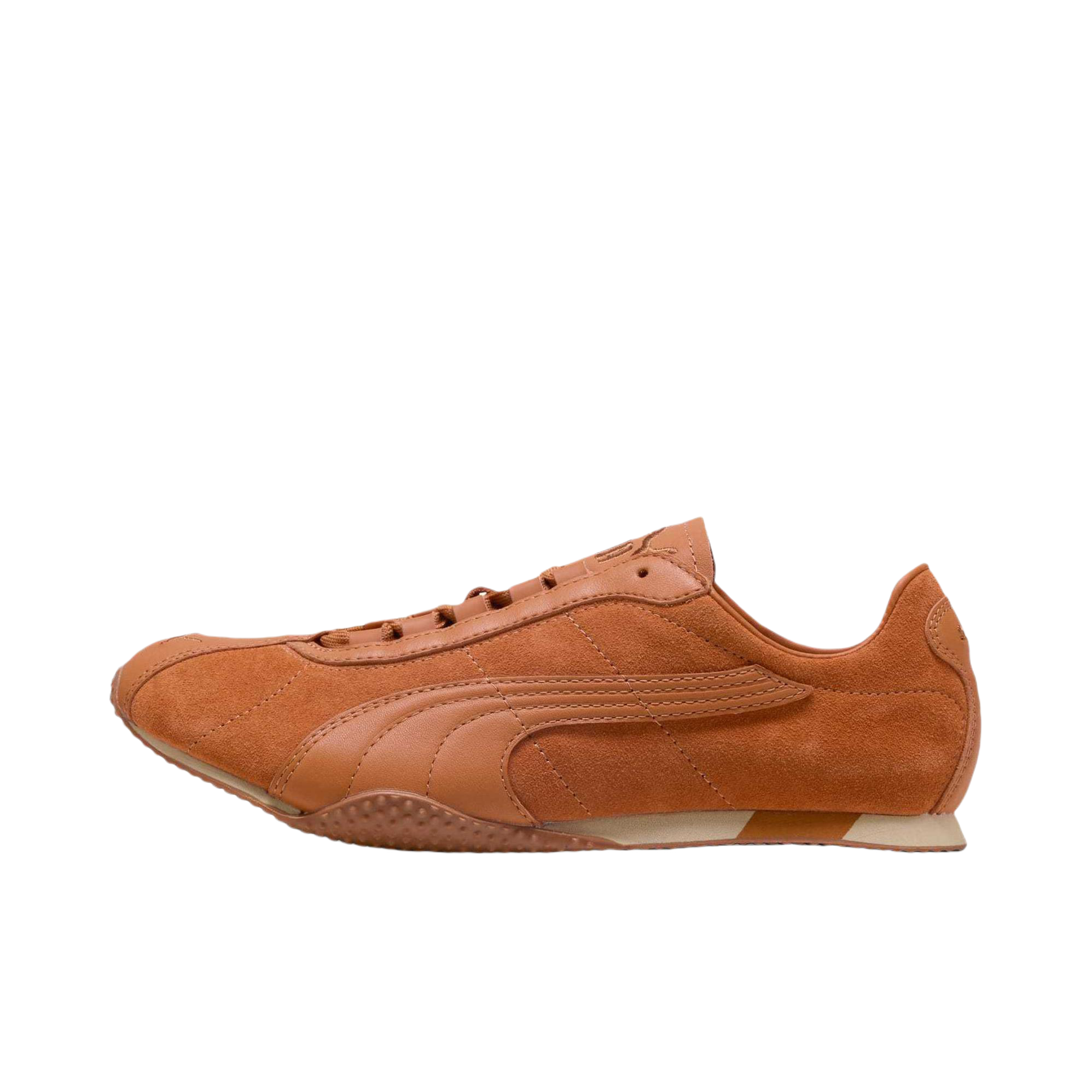 推荐商品：Puma/彪马 H-STREET 运动休闲鞋 网眼系带低帮田径千禧贴合薄底 棕色