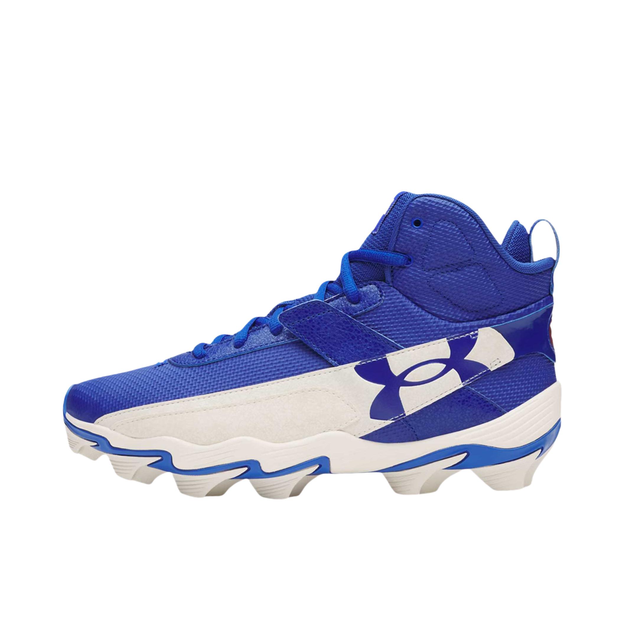 推荐商品：Under Armour/安德玛 Harper 10 Pro 训练鞋 百搭中帮圆头平跟 蓝色