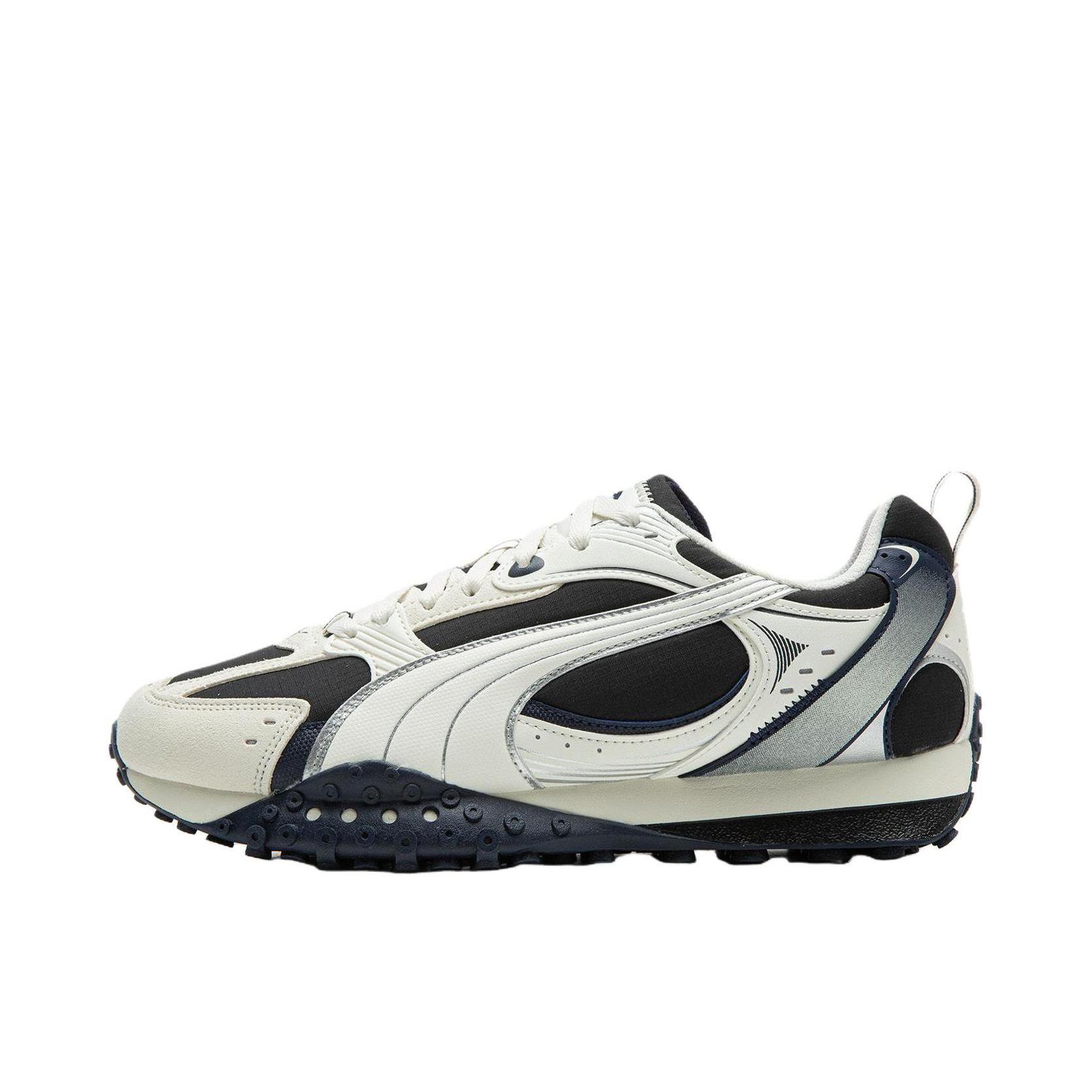 推荐商品：Puma/彪马 BLKTOP RIDER V2 CM 运动休闲鞋 复古低帮系带增高支撑 暖白色/黑色/银色