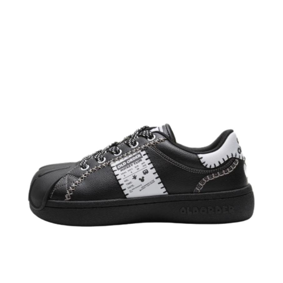 推荐商品：OLD ORDER Mickey glove sneaker 板鞋 复古休闲增高耐磨 女款/黑武士 