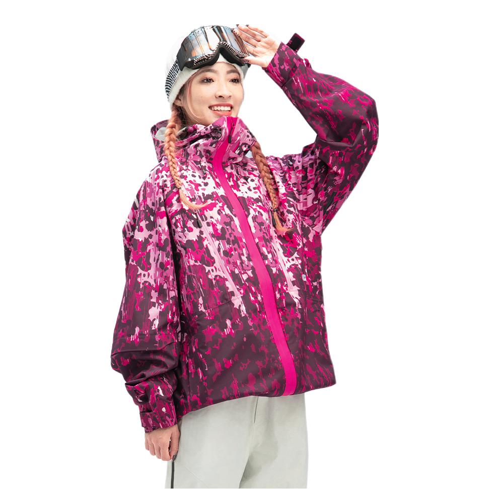 推荐商品：Gainax 防水透气分体聚酯纤维可拆卸滑雪服 GN243APW4039 虎皮草莓