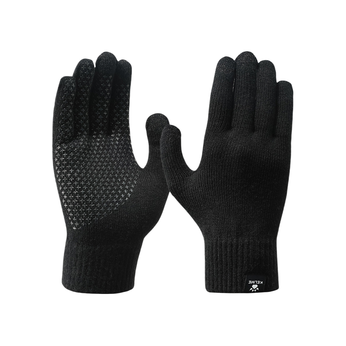推荐商品：KELME/卡尔美 加绒防寒防风防滑可触屏舒适手套 9561ST5012