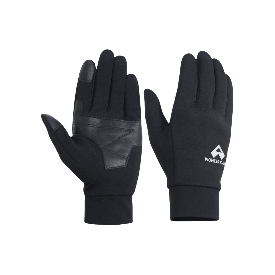 推荐商品：拓路者 抓绒保暖羊皮拼接手套 XPS411040