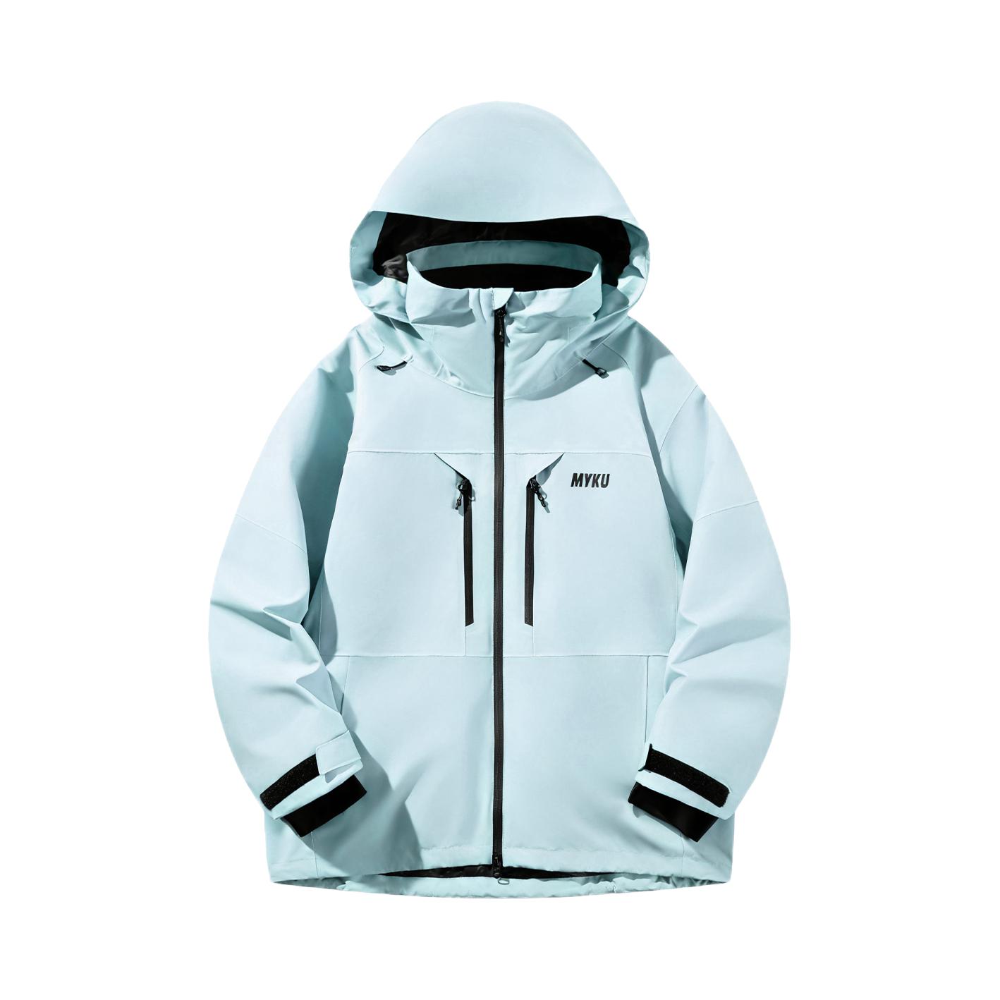 推荐商品：MYKU 防水加厚加棉滑雪服 myku-003 北海道蓝