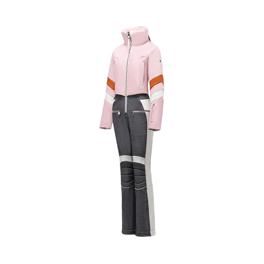 推荐商品：VECVEC ACTIVE 防风防水加厚鹅绒内胆滑雪服 女装 CWA32004939 松灰浅绛
