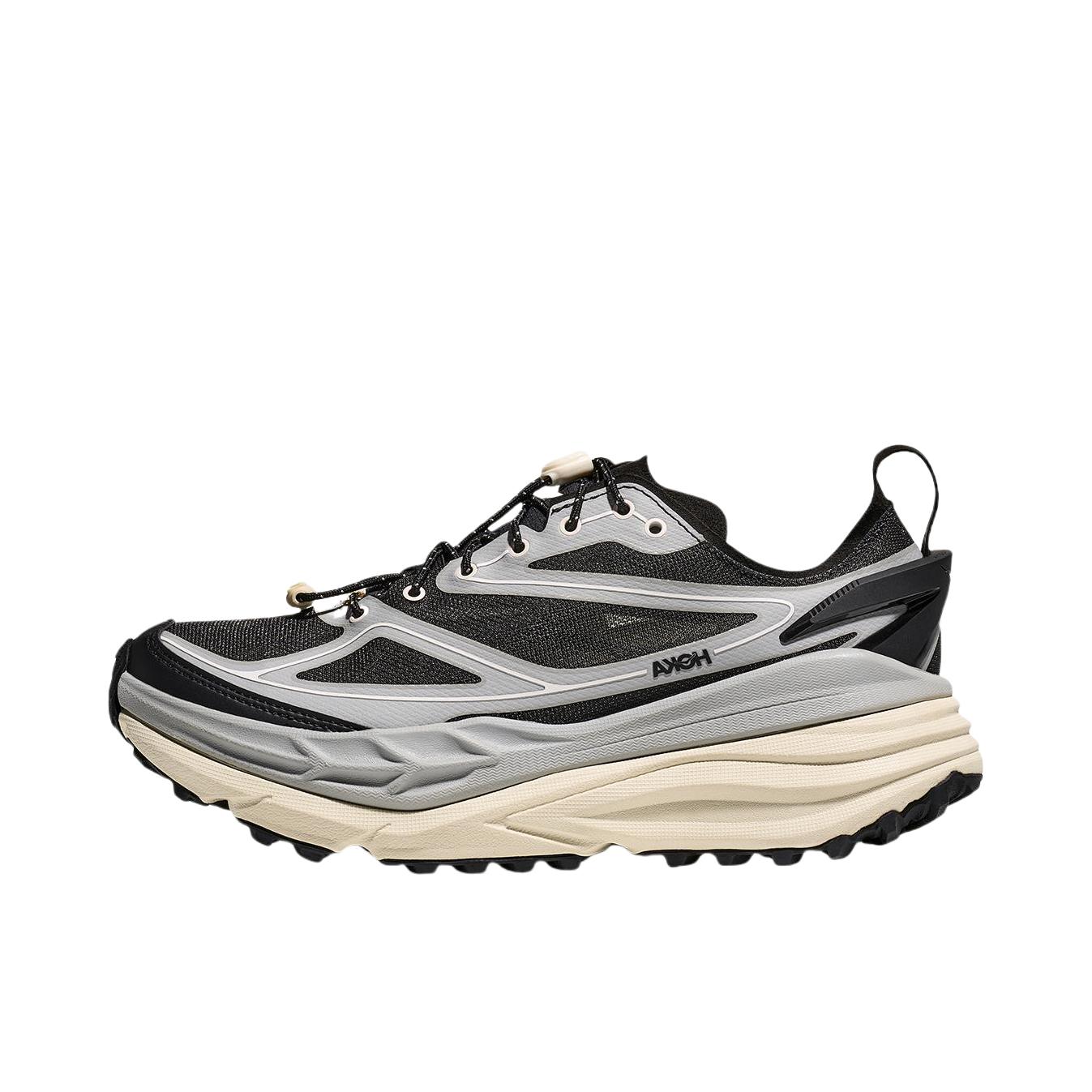 推荐商品：HOKA ONE ONE Stinson One7 跑鞋 舒适百搭防滑耐磨贴合 恒星灰/蛋白色