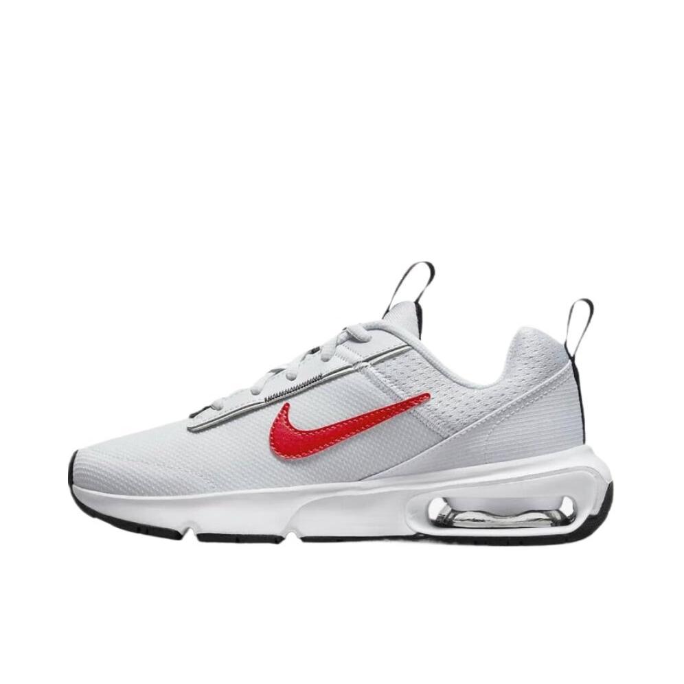 推荐商品：Nike Air Max Intrlk 跑鞋 轻便缓震防滑耐磨舒适百搭简约时尚织物合成革支撑回弹抓地 大童/红色