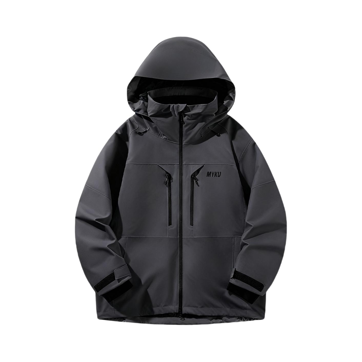 推荐商品：MYKU 防水加厚加棉滑雪服 myku-003 骑士黑