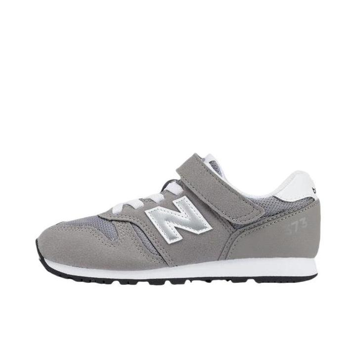 推荐商品：New Balance 373 网面透气 防滑耐磨 舒适软底 休闲百搭 魔术贴 防踢 运动鞋儿童 大童/灰色