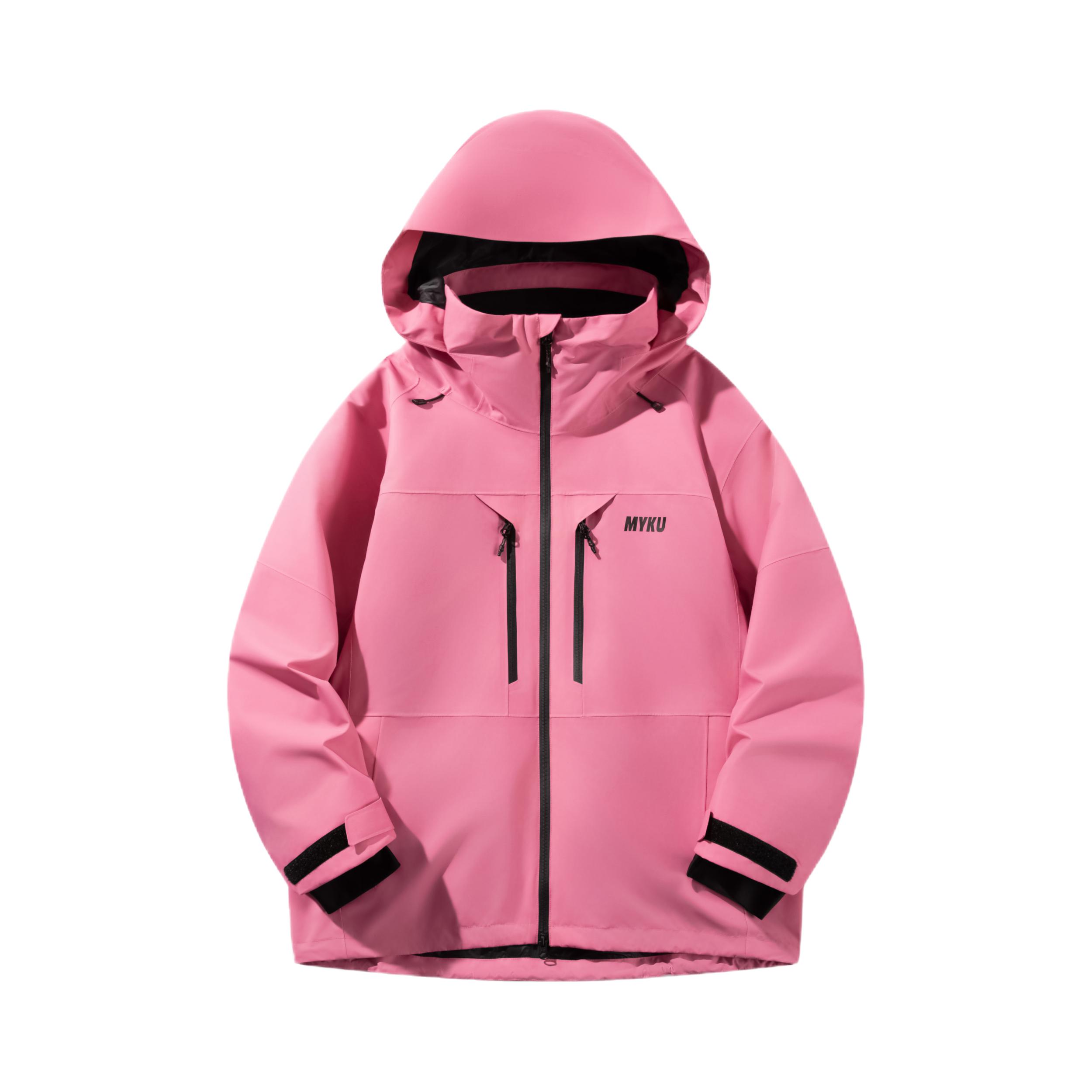 推荐商品：MYKU 防水加厚加棉滑雪服 myku-003 草莓粉
