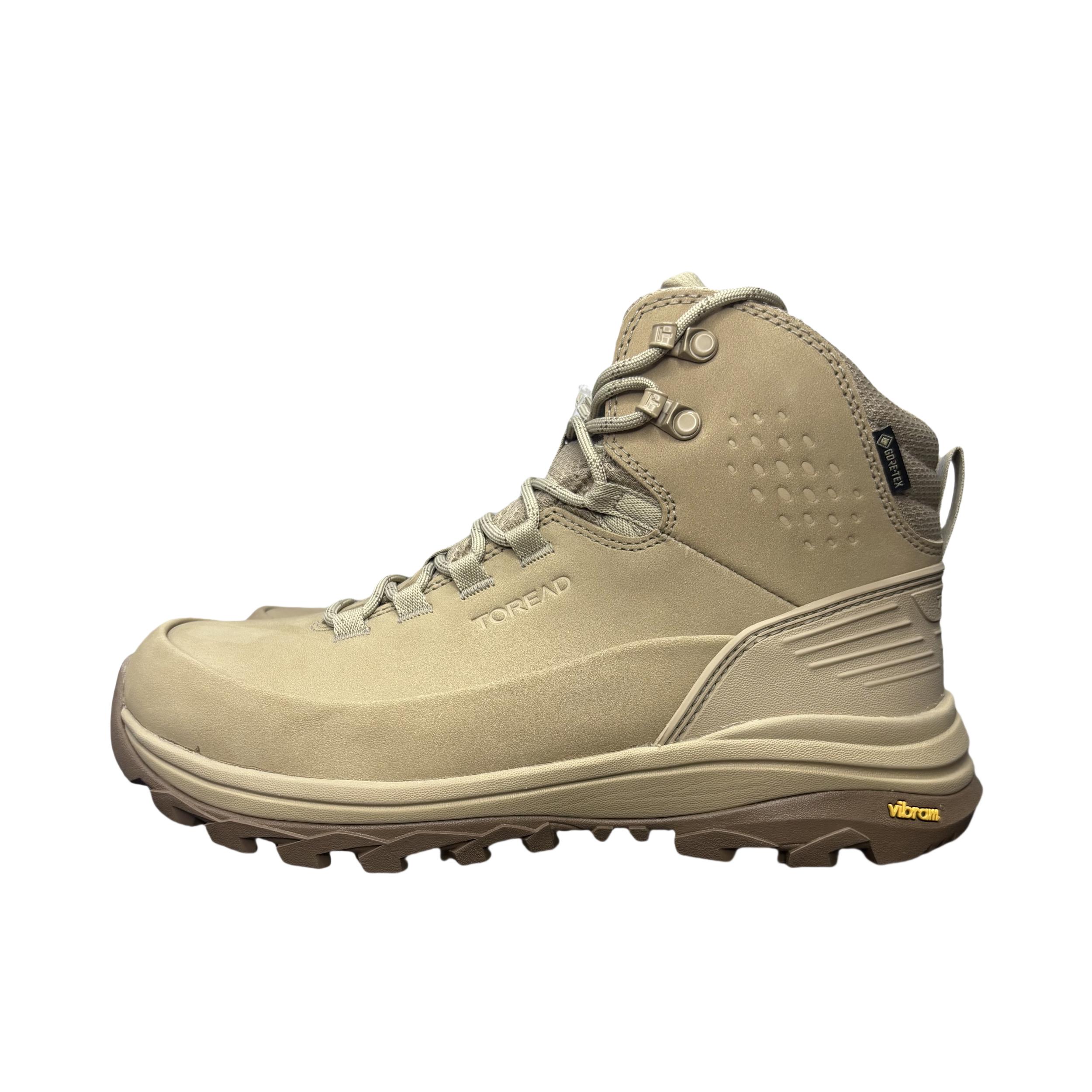 推荐商品：探路者 GORE-TEX 徒步鞋 户外鞋 越野防水防滑耐磨 深卡其/棕色