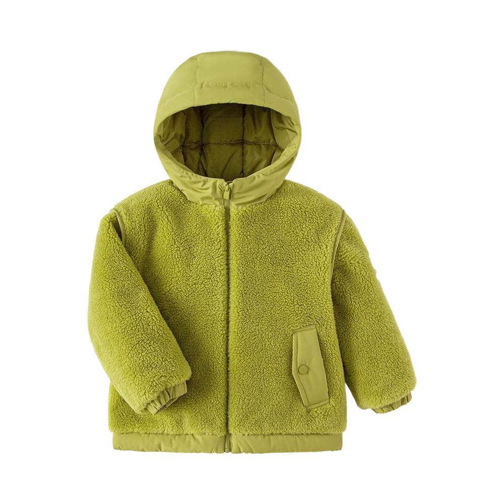 推荐商品：balabala/巴拉巴拉童装 纯色保暖耐磨棉服 男中小童 2014241061038 绿