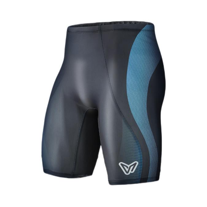 推荐商品：Veidoorn/维动 速干抗氯透气高弹泳裤 VYK251232WFK 蓝黑