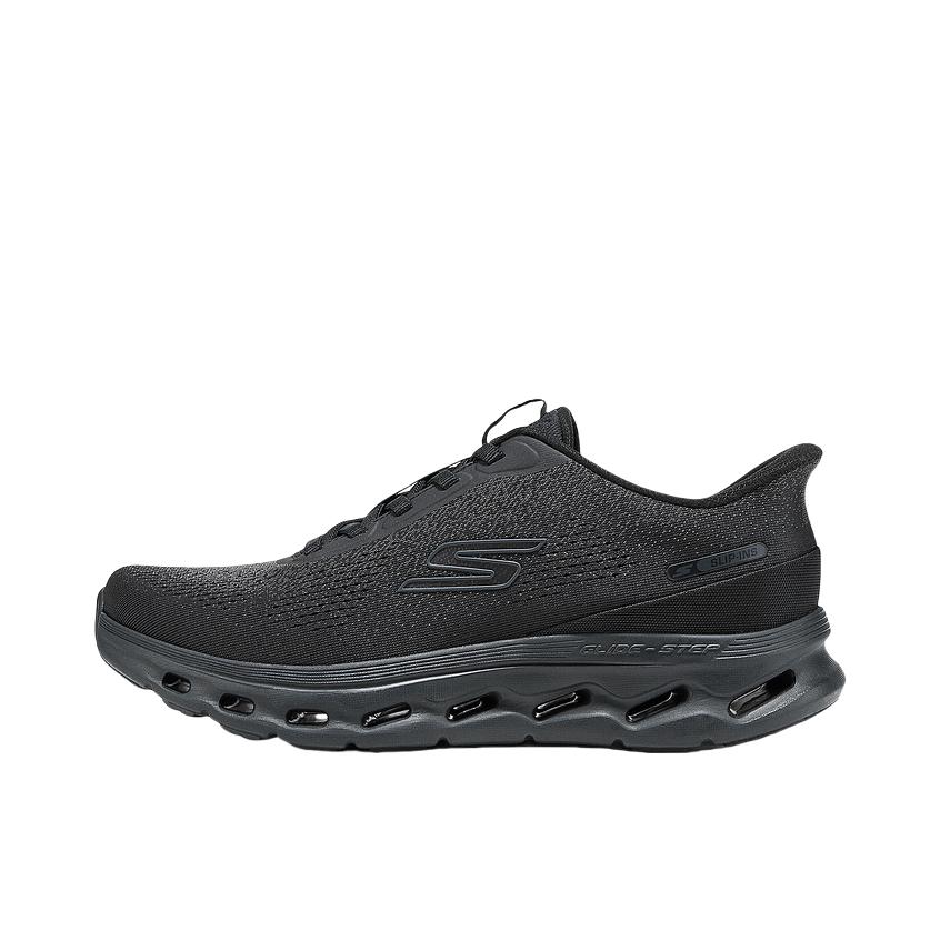 推荐商品：Skechers/斯凯奇 GO WALK Glide step 2.0 (slip-in) 跑鞋 百搭简约中帮厚底 深黑色