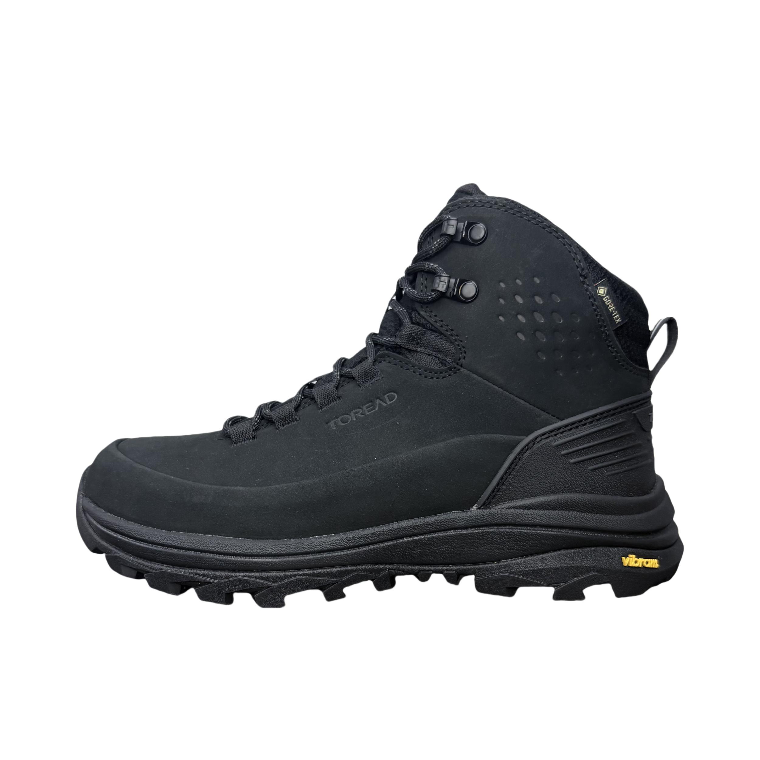 推荐商品：探路者 GORE-TEX 徒步鞋 户外鞋 越野防水防滑耐磨 黑色