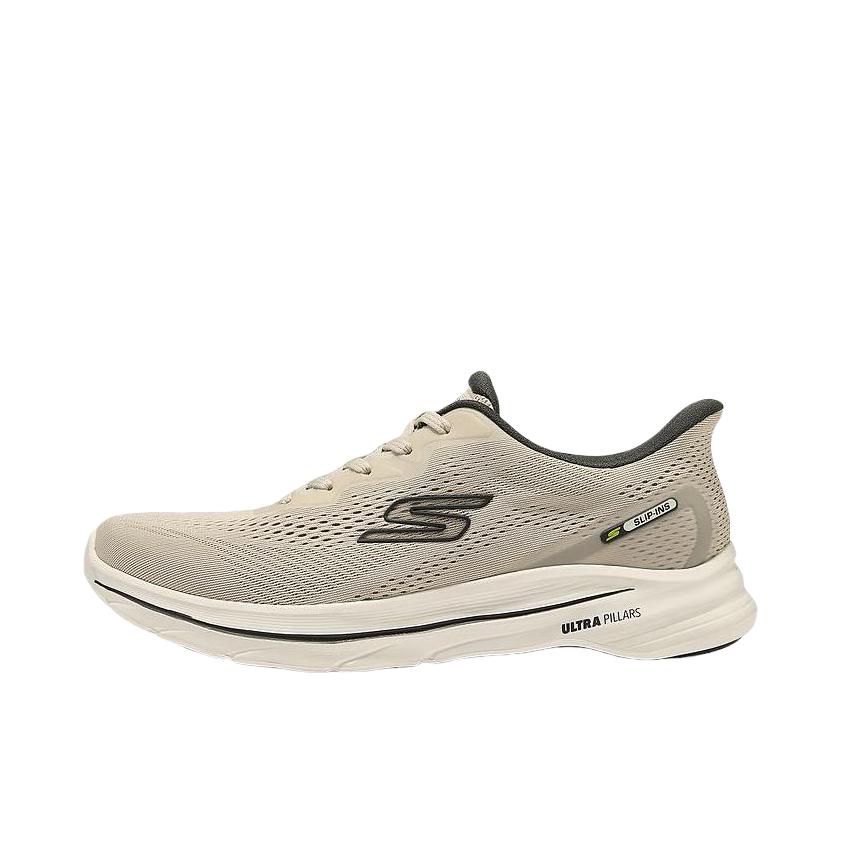 推荐商品：Skechers/斯凯奇 WOMEN'SGO WALK 运动休闲鞋 潮流舒适轻便回弹减震软底一脚蹬缓震秋冬 灰褐色