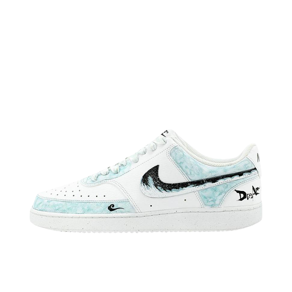 推荐商品：【定制球鞋】 Nike Court Vision 1 板鞋 防水美式简约防滑减震复古 蔚蓝无境