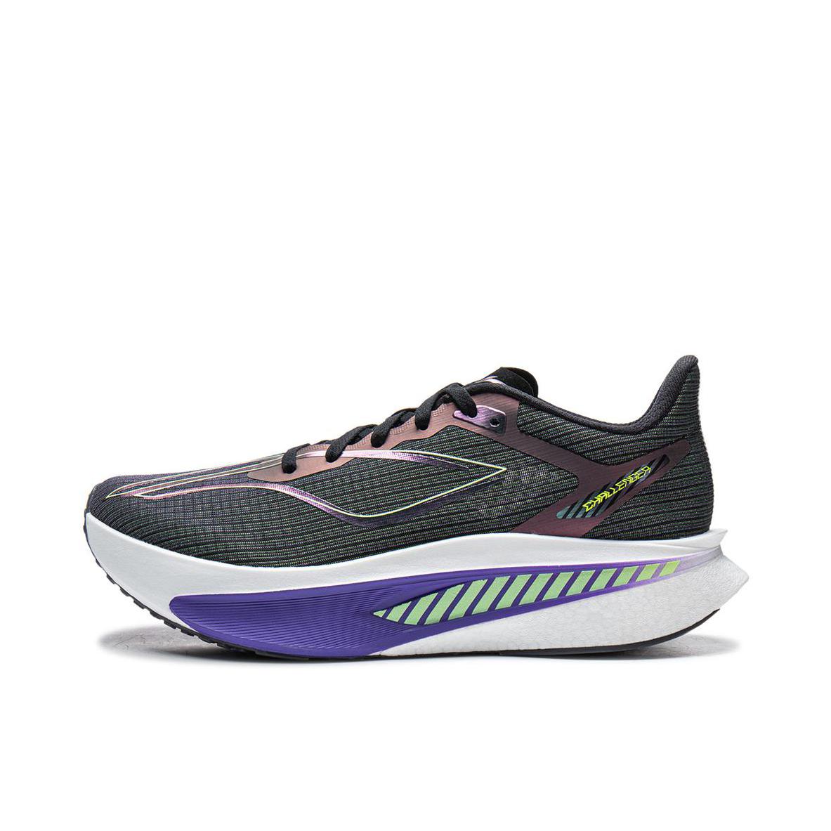 推荐商品：李宁 飞电6 CHALLENGER 跑鞋 竞速碳板轻量高回弹䨻丝马拉松比赛减震 男款/黑色