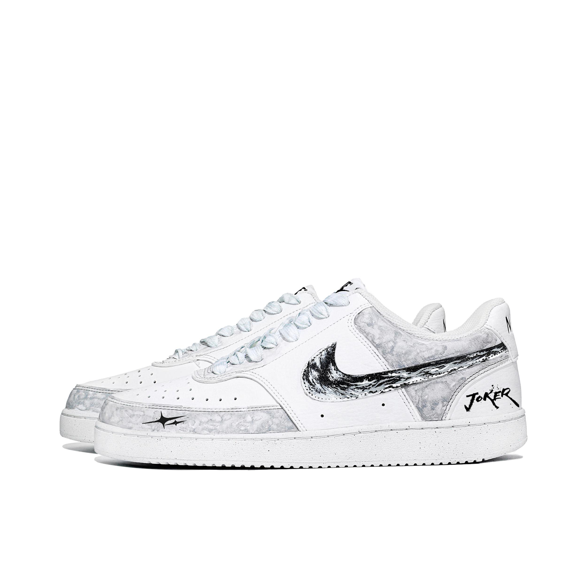 推荐商品：【定制球鞋】 Nike Court Vision 1 板鞋 防水美式简约防滑减震复古 双星小丑皇