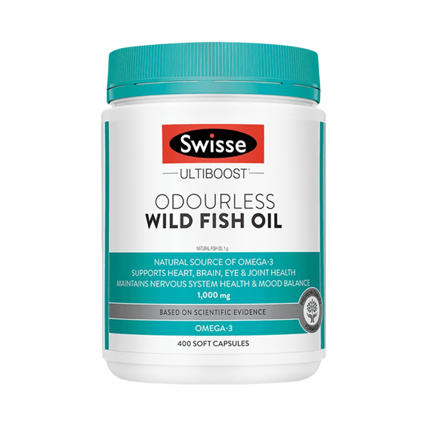 推荐商品：Swisse/斯维诗 无腥味野生鱼油软胶囊 罐装 呵护心脑眼