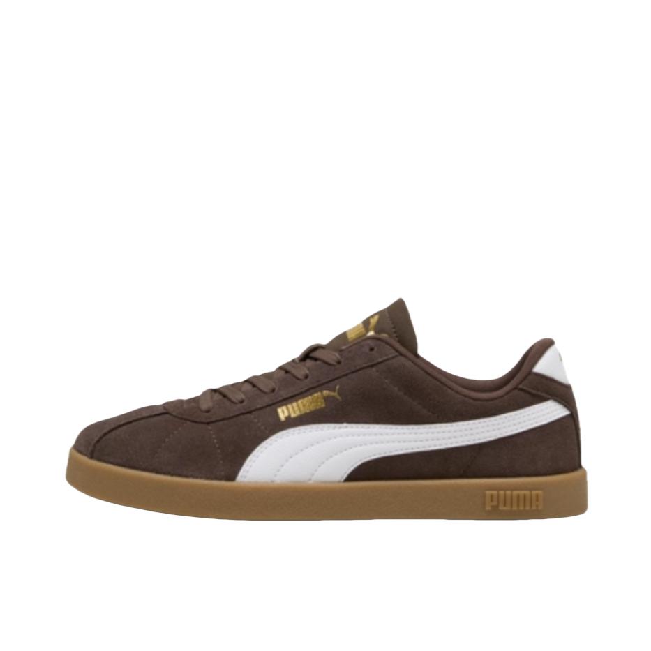 推荐商品：Puma/彪马 Club NL T头鞋 德训鞋 板鞋 时尚休闲轻便复古薄底 巧克力棕/白色