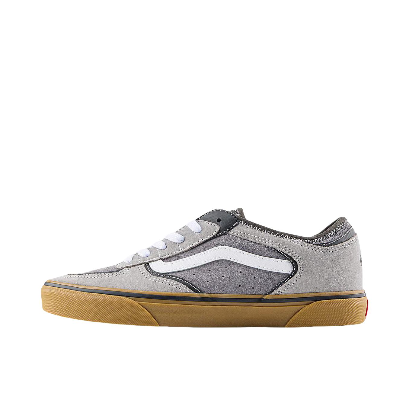 推荐商品：Vans/范斯 Rowley Classic 防滑耐磨 舒适轻便 减震 简约百搭 潮流复古 运动休闲鞋 拼接/灰色