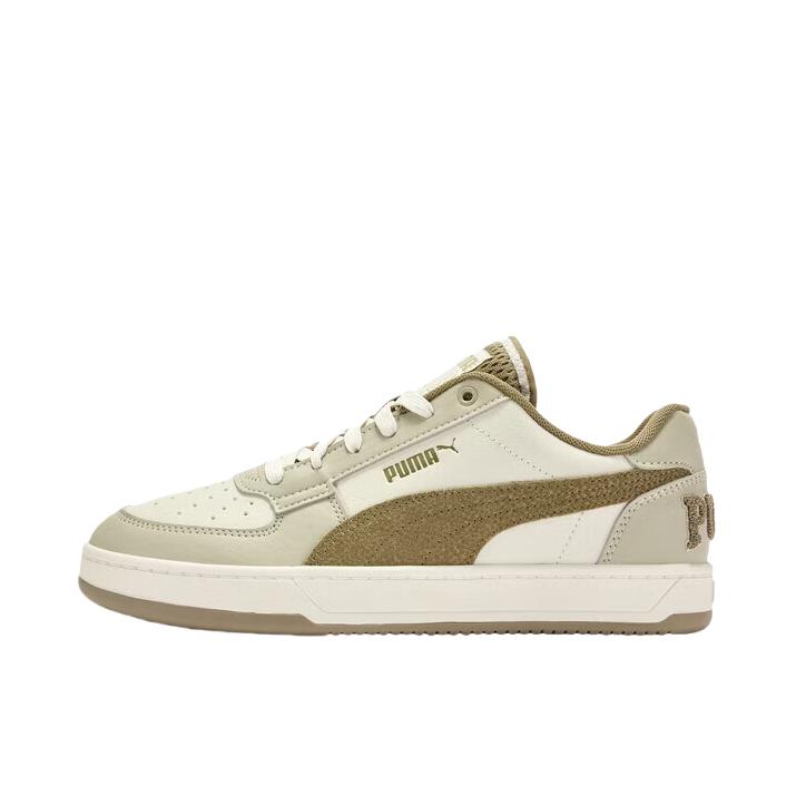 推荐商品：Puma/彪马 Caven 2 板鞋 防滑耐磨舒适百搭复古轻便透气运动 雪白色/烤杏仁色