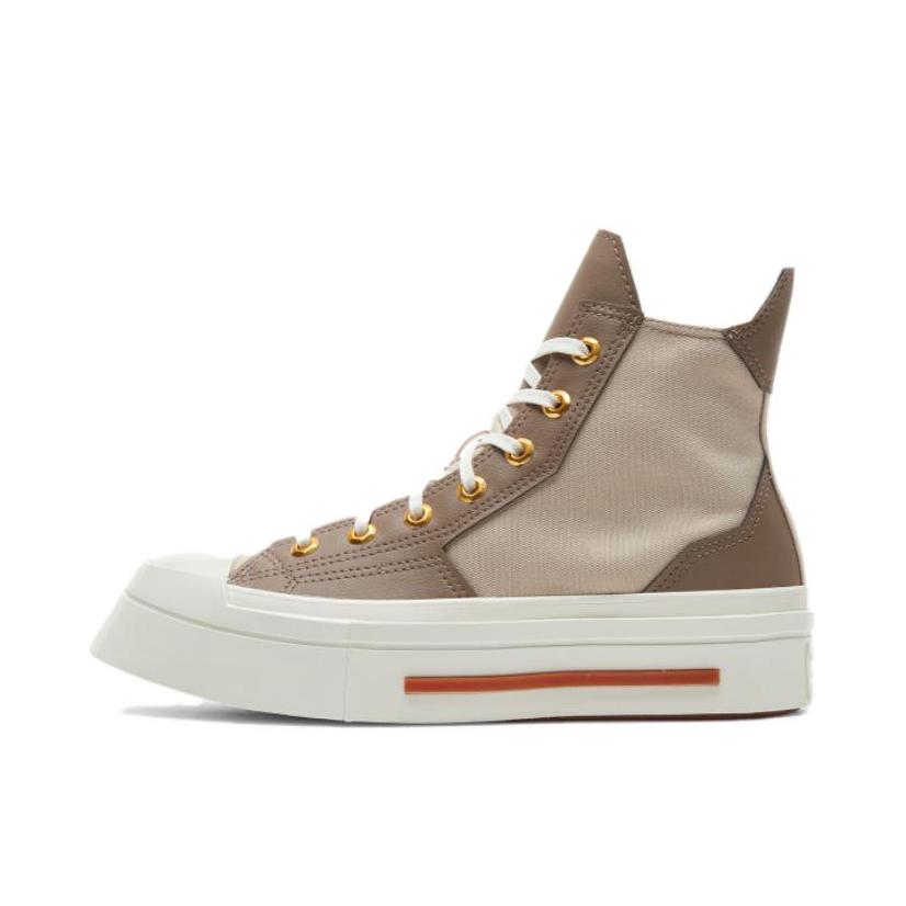 推荐商品：Converse/匡威 Chuck 70 帆布鞋 防滑耐磨轻便透气舒适百搭拼接感方头贴合 棕色/咖啡色/白色