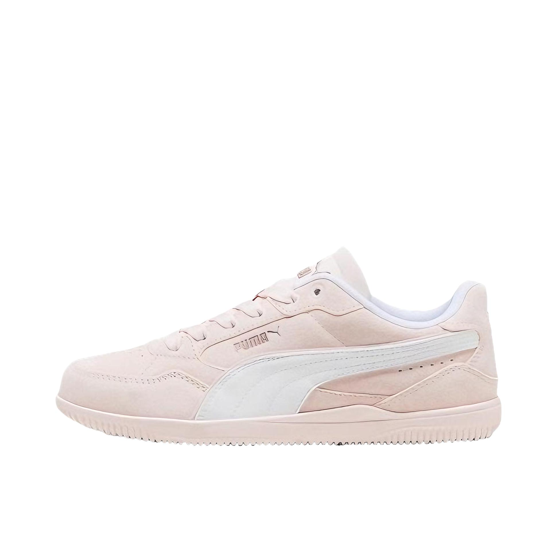 推荐商品：Puma/彪马 K-MODA SD 运动休闲鞋 复古打孔圆头薄底缓震 女款/粉色/白色/玫瑰金