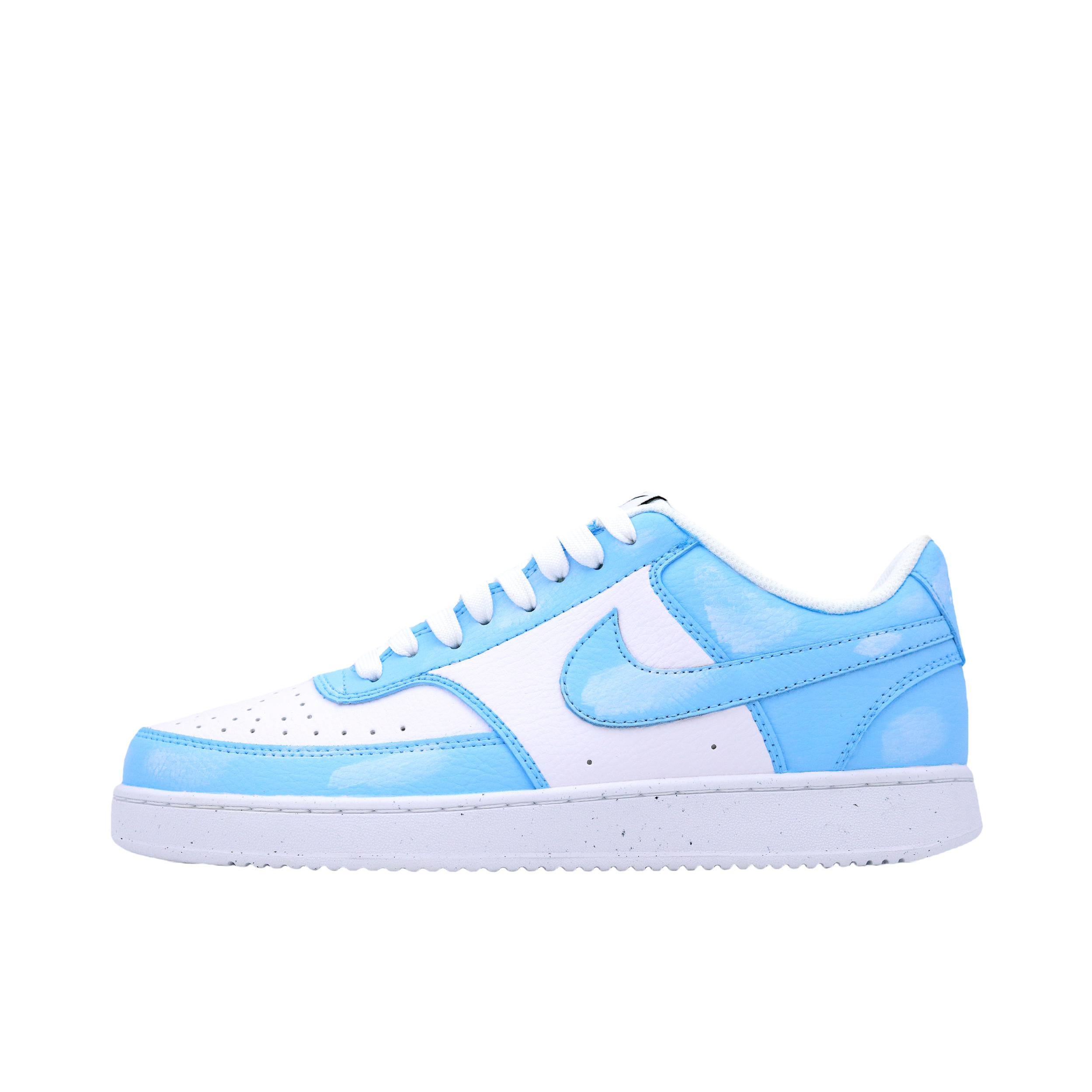推荐商品：【定制球鞋】Nike Court Vision 板鞋 增高街头风防滑耐磨轻便减震复古潮舒适百搭 晴天