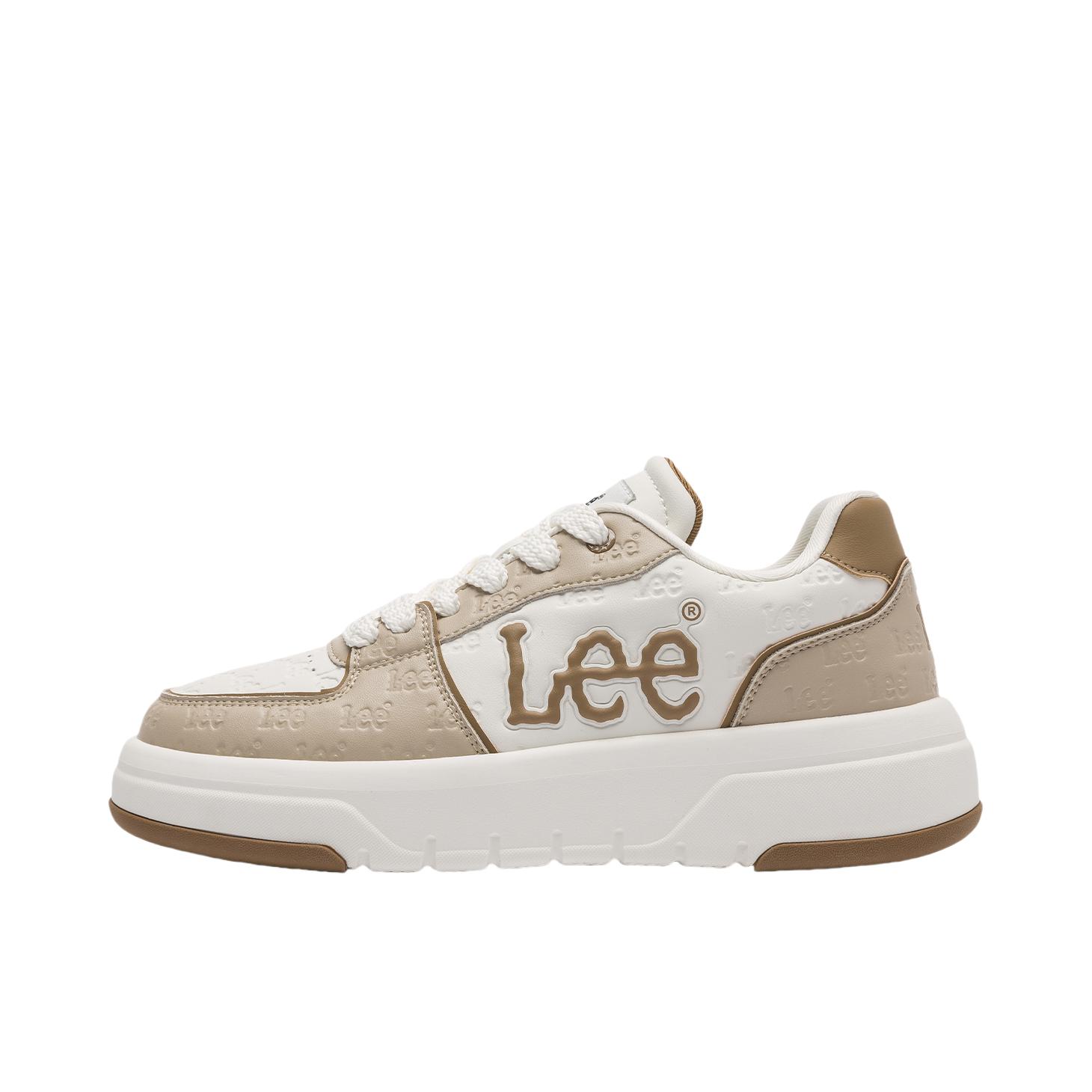 推荐商品：Lee 板鞋 合成革百搭休闲 L253UB557 棕色