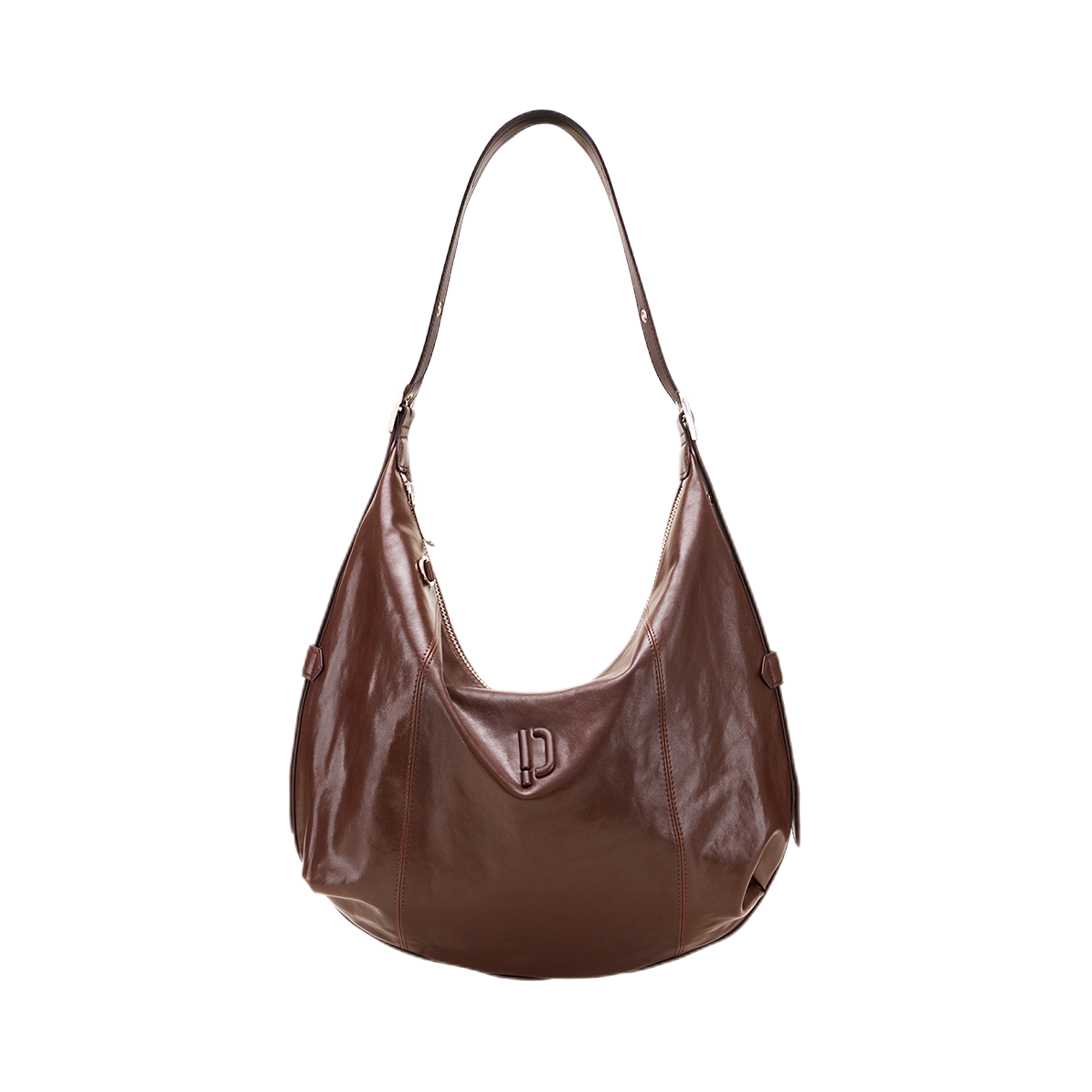 推荐商品：peco 城市系列 豌豆波嬉风半月大容量斜挎Hobo包托特包马鞍包单肩包