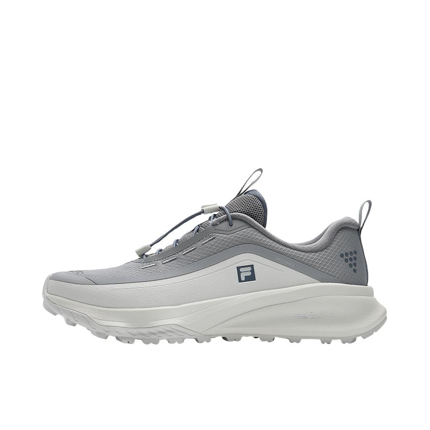 推荐商品：FILA/斐乐 SPD LYNX 3 山猫 越野跑鞋 舒适减震防滑耐磨低帮 碎石灰/白玛瑙灰 