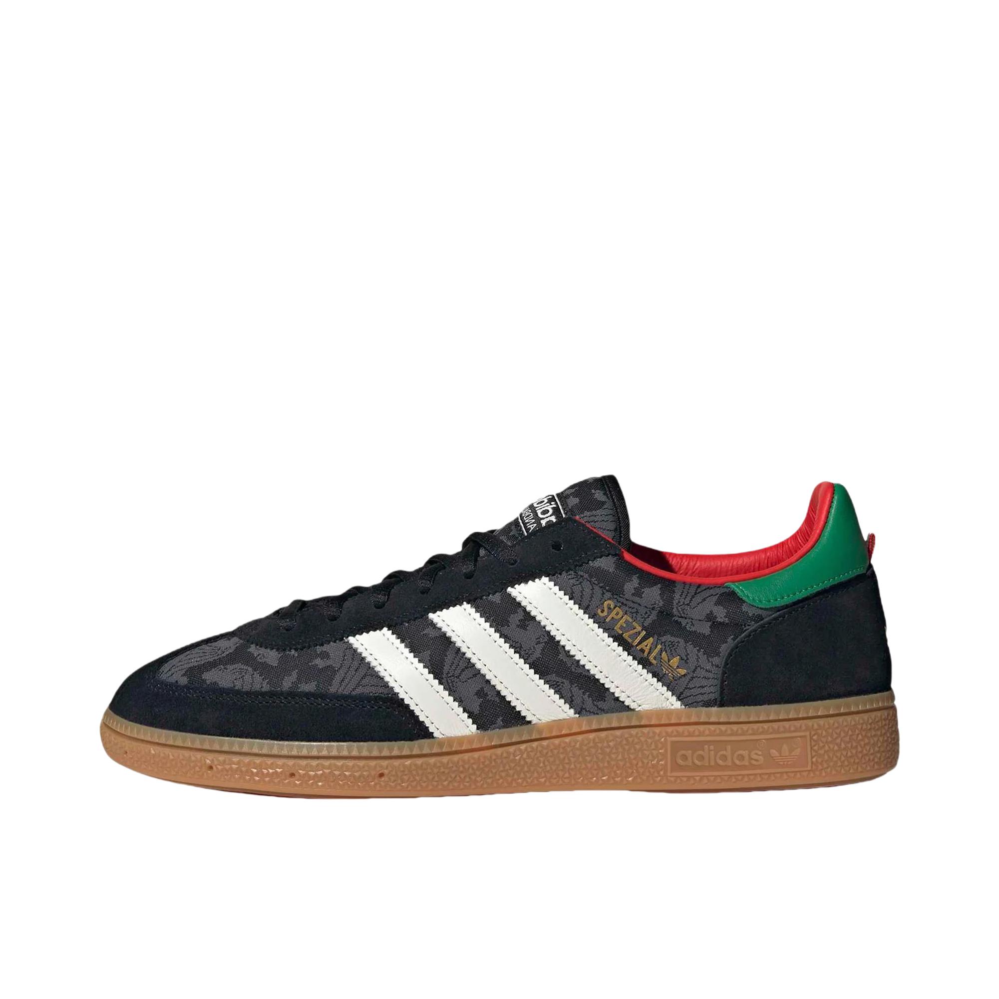 推荐商品：adidas Originals Handball Spezial 薄底鞋 T头鞋 德训鞋 板鞋 简约百搭复古轻便防滑耐磨贴合圆头耐穿 正黑色 