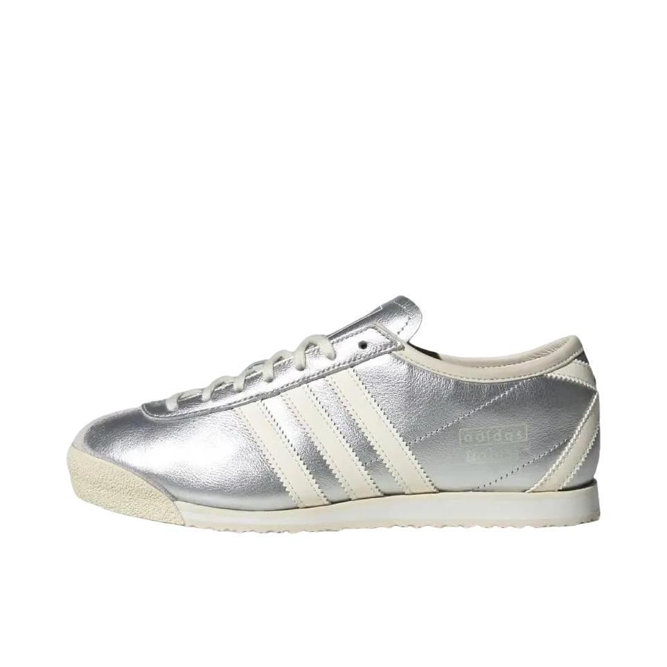 推荐商品：adidas Originals Italia 70s 跑鞋 耐磨低帮休闲舒适 银色/白色