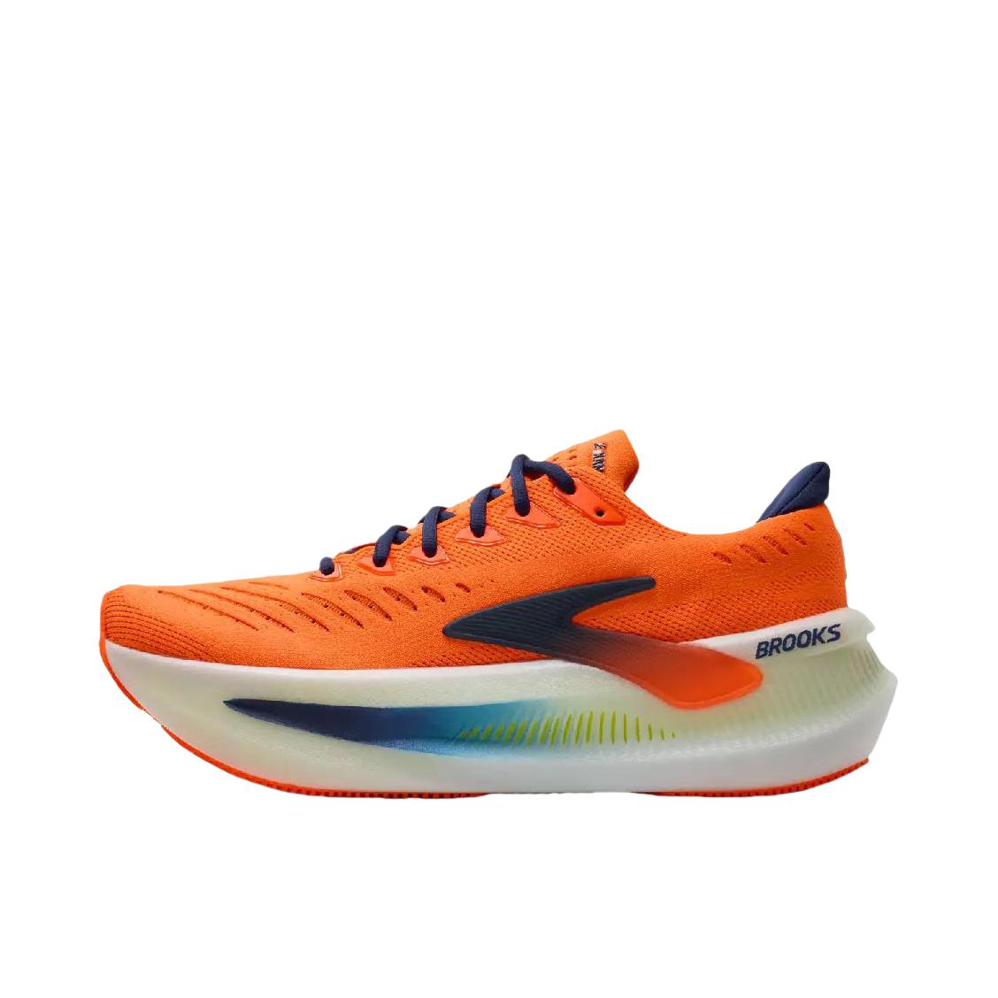 推荐商品：Brooks/布鲁克斯 Glycerin Max 2 跑鞋 潮流时尚舒适百搭贴合 D宽/橙色 