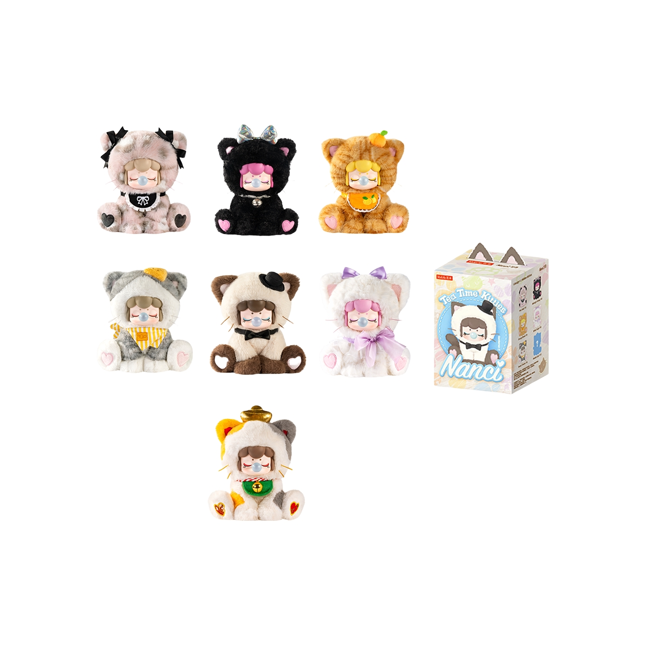 推荐商品：Rolife/若来 Nanci 喵喵下午茶 毛绒玩具 盲盒