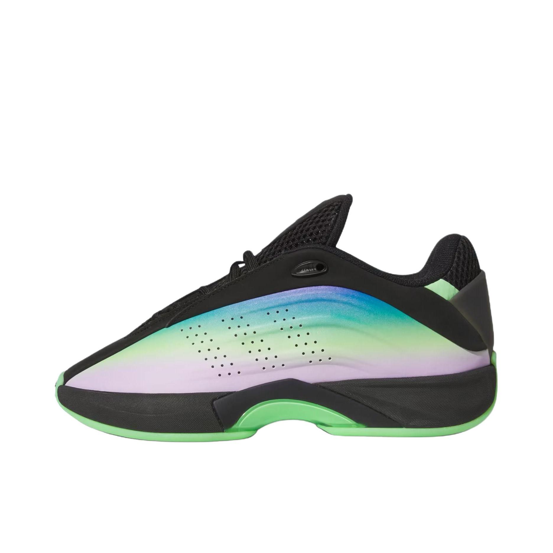 推荐商品：adidas Nova IIInfinity 篮球鞋 防滑耐磨支撑舒适低帮百搭复古 黑色/淡绿色