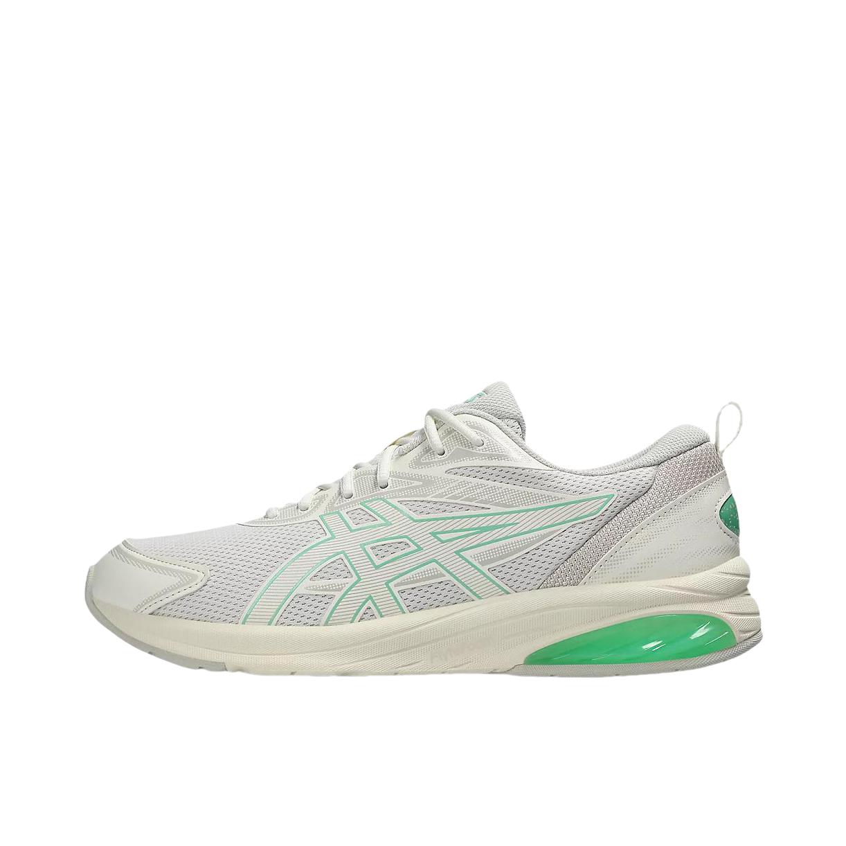 推荐商品：Asics/亚瑟士 Gel-Quantum KEI 合成革 复古 缓震 运动休闲鞋 米色/绿色
