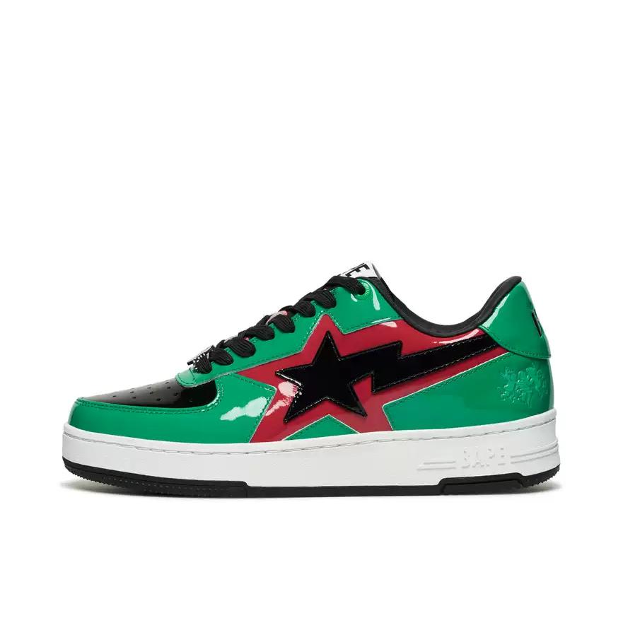 推荐商品：Bape STA ICON 板鞋 星星鞋 百搭时尚舒适 马思唯联名/绿色 