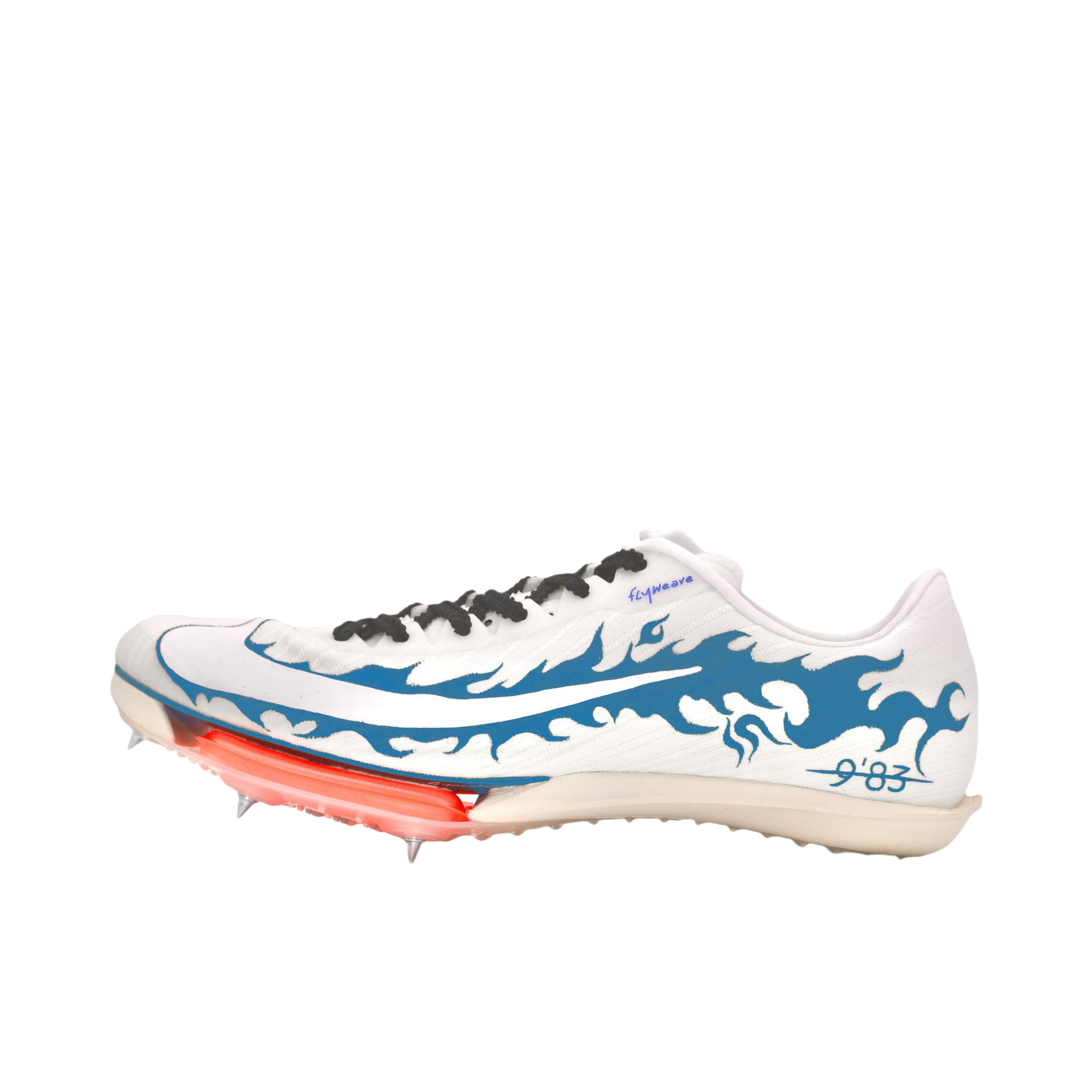 推荐商品：【定制球鞋】 Nike Air Zoom Maxfly2 跑鞋 减震防滑耐磨包裹性 蓝焰