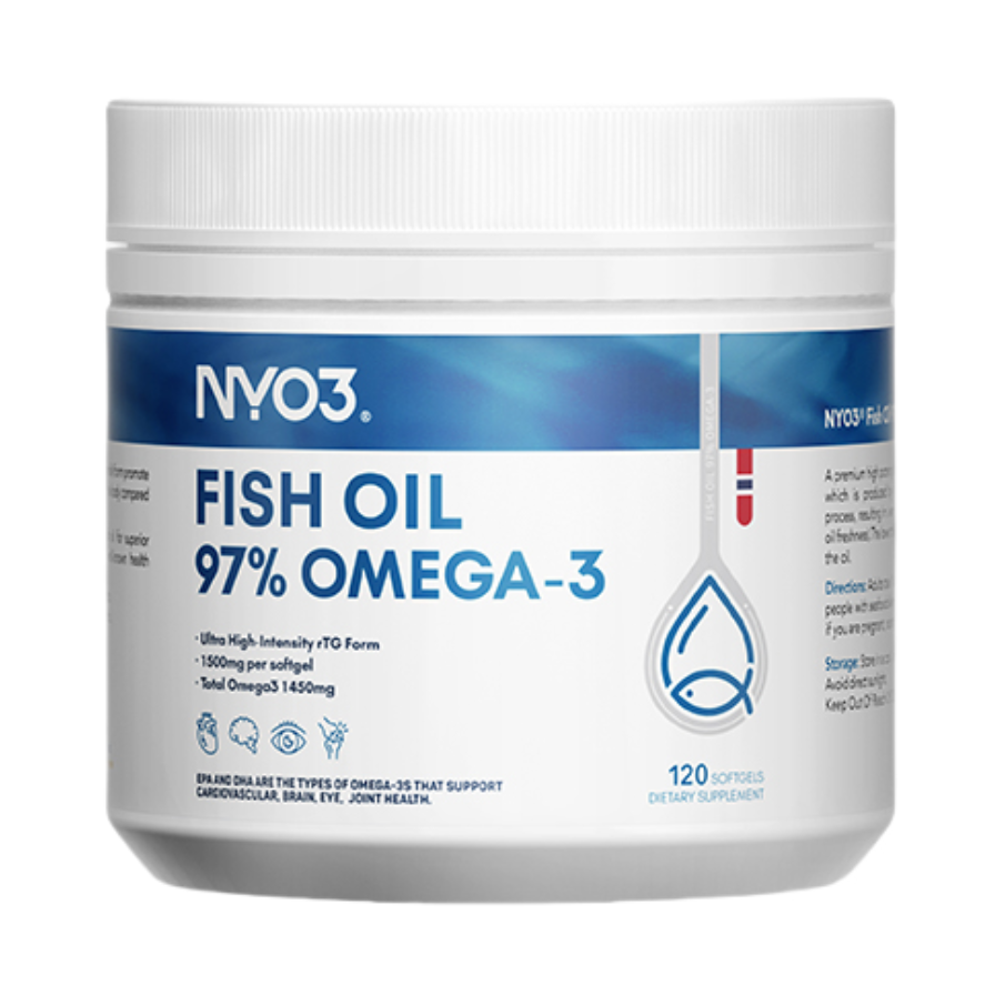 推荐商品：NYO3 97%高纯度鱼油 瓶装 呵护心脑