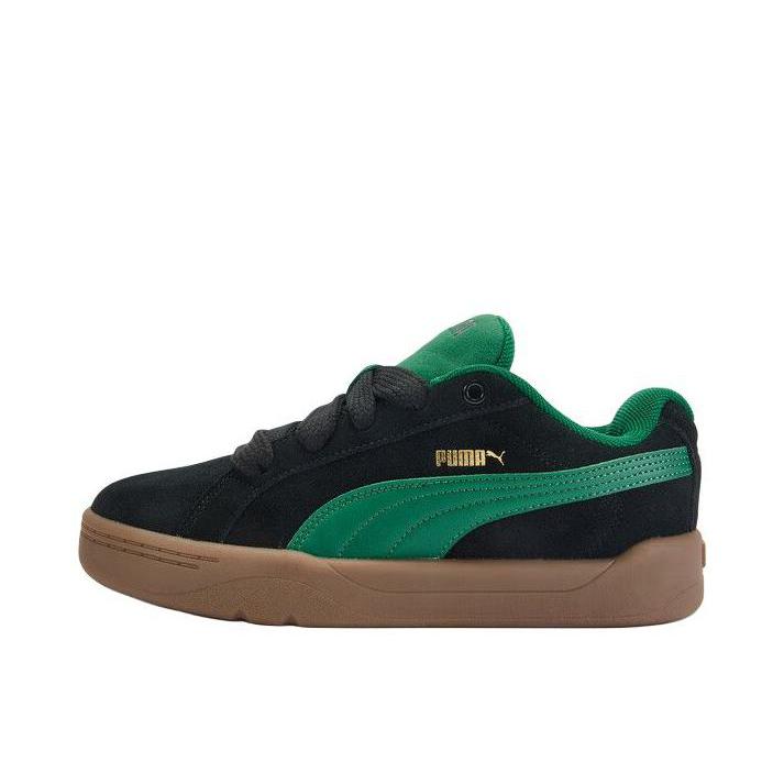 推荐商品：Puma/彪马 Park Lifestyle 面包鞋 板鞋 轻便轻质透气耐磨胶底复古 黑色/深绿色