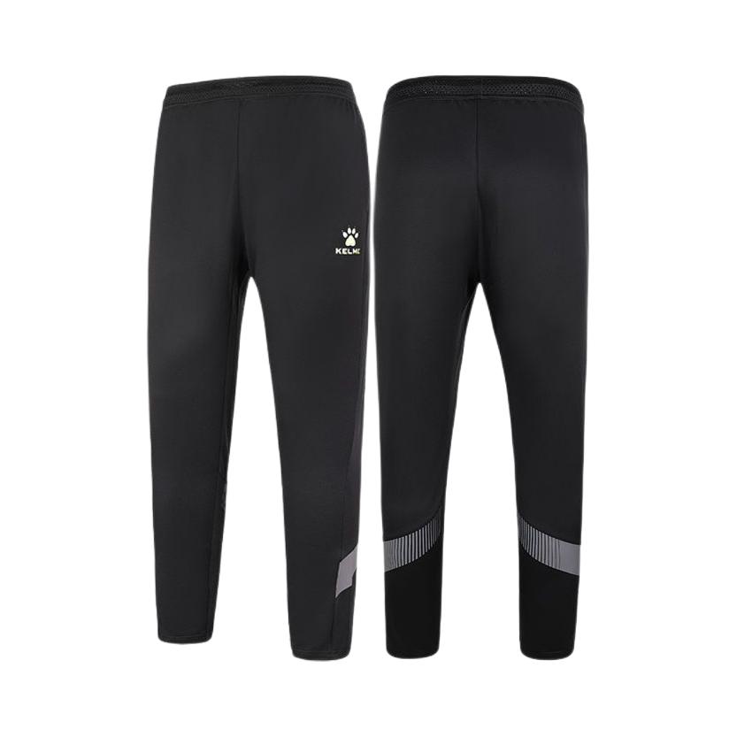 KELME 卡塔尔系列田径加绒透气针织束脚足球训练收腿运动长裤 K15Z403
