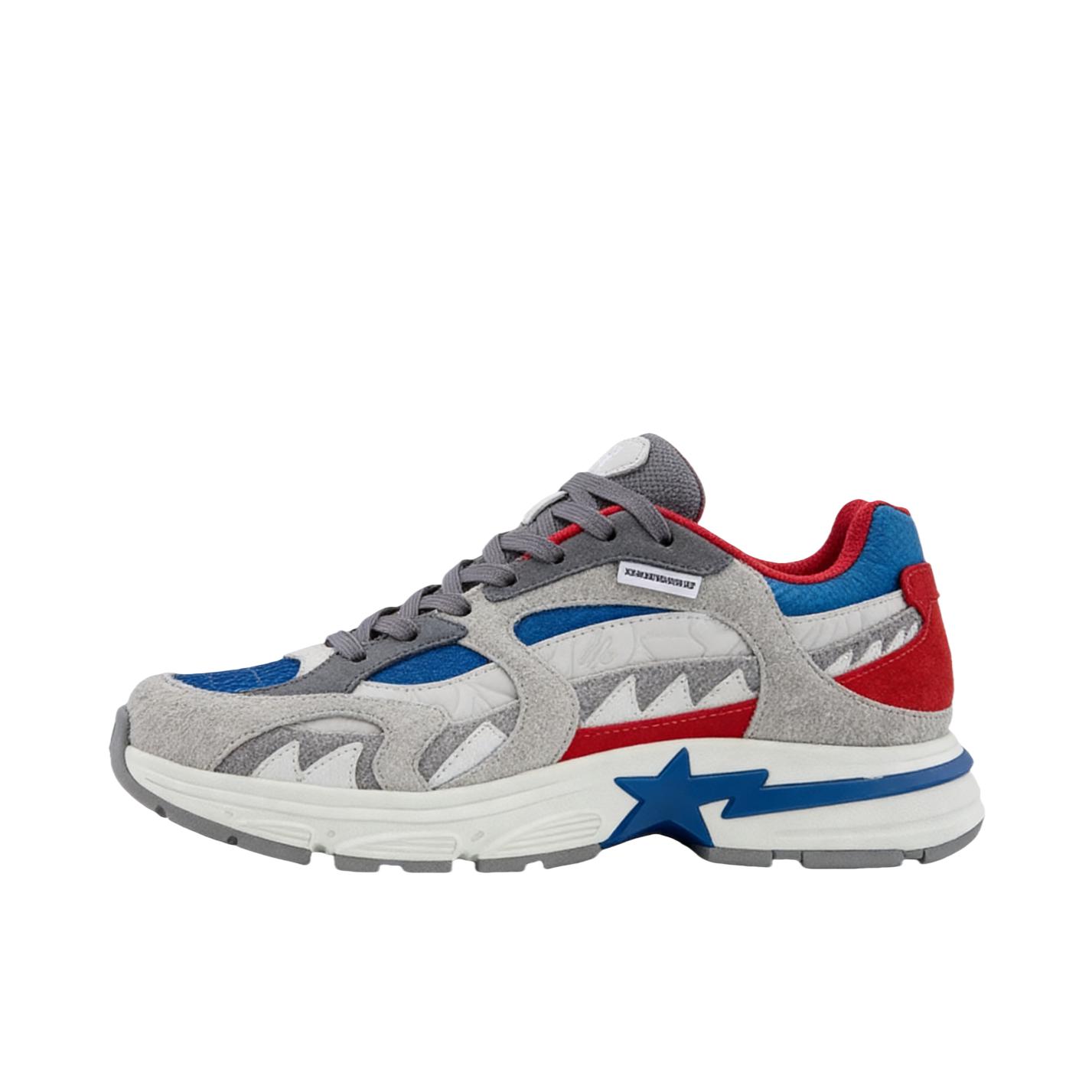 推荐商品：Bape SHARK STA 运动休闲鞋 百搭时尚舒适 蓝色