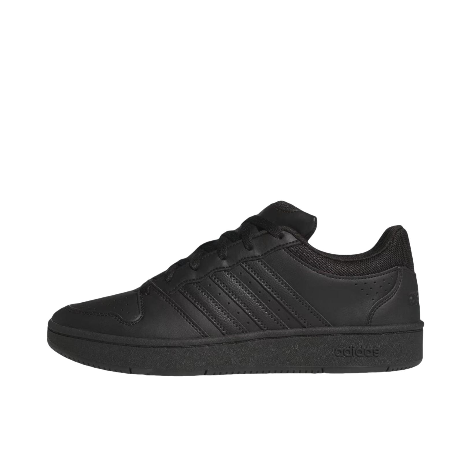 推荐商品：adidas HOOPS CLASSIC 板鞋 低帮轻便休闲舒适贴合 全黑色 