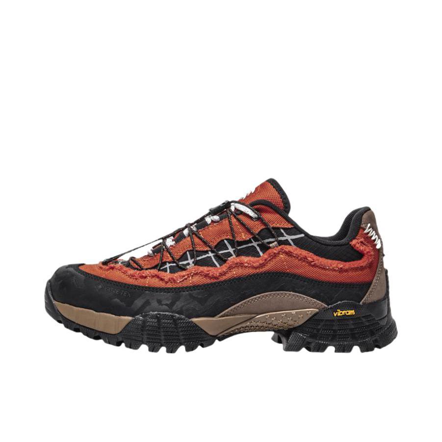 推荐商品：KOLON SPORT/可隆 Ton 户外休闲鞋 低帮抽绳舒适防滑抓地防水 橙色/红色